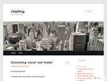 Tablet Screenshot of chipblog.org